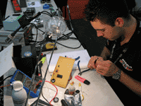 One of the competitors in the competition
