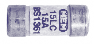 One of the BS1361 fuse types that are being withdrawn from the Wiring Regulations