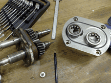 Candidates disassemble various components on the basic engineering fitting skills course