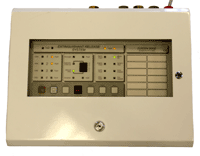 One of the panels used on the Fire Alarms training course