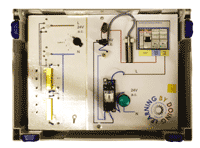 The faultfinding test board used on the electrical building services training course