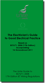 Candidates on the 17th edition IET Wiring Regulations training course are given their own copy of our electricians guide book to keep.