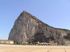 The famous Rock of Gibraltar, taken by our instructor - click to download a high res jpeg