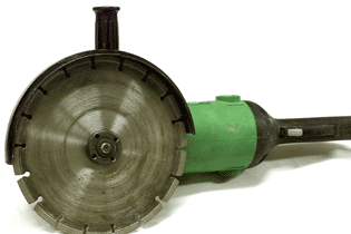 The hand grinder that candidates on the Abrasive Wheels training course inspect.