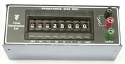 One of the decade resistance boxes used on the instrumentation training course