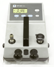 One of the industrial pressure sources used on the instrumentation training course