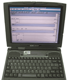 The Modicon PL707 PC-based software package used on the plc faultfinding training course