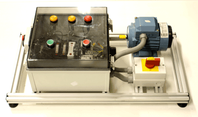 This is one of the practical exercises on the Electrical Building Services course - an inching starter in which the candidates trace the circuit to understand how it functions and what its failure modes might be