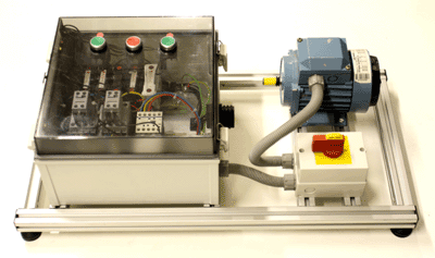 This is one of the practical exercises on the Electrical Building Services course - a reversing starter in which the candidates trace the circuit to understand how it functions and what its failure modes might be
