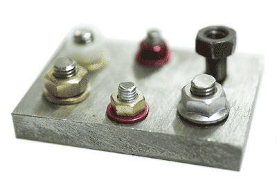 The threads and fixings exercise that candidates on the basic engineering skills for operators course practice with