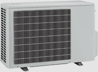 This is the 'outdoor' part of one of our air conditioning systems, used on the course