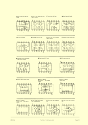 This is page 131 of the course notes for the electronics course, showing pin-outs for the industry standard TTL logic IC series