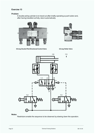 This is page 20 of the course notes for the pneumatic course