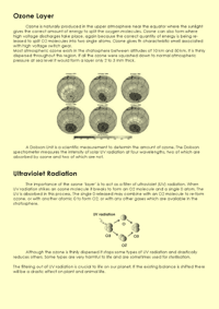 This is page 29 of the course notes for the air conditioning systems course, dealing with ozone depletion
