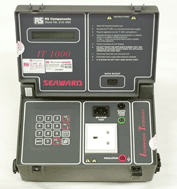 One of the PAT testers used on the portable appliance testing training course