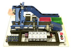 This is one of the industrial simulators used on the plc maintenance training course
