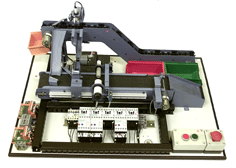 This is one of the industrial simulators used on the plc maintenance training course