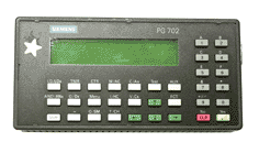 This is one of the hand-held communicators/programmers used on the plc maintenance training course