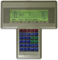 This is one of the hand-held communicators/programmers used on the plc maintenance training course