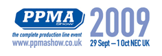 We exhibited at the PPMA 2009 Show - click here to visit the PPMA show website