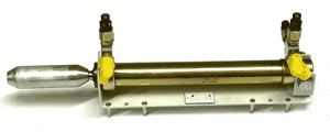 One of the hydraulic cylinders used on the hydraulics training course