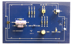 Candidates on the electronics training course use a range of circuit boards to explore the function of the various electronic components. Some of these also have switched faults.