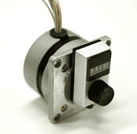 Candidates on the steppers and servos training course use an industrial hybrid stepper motor to explore the operation of industrial stepper motors