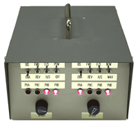 Candidates on the steppers and servos training course use a specially-designed stepper drive unit with unipolar, bipolar and microstepping outputs, capable of running at very low speeds so that candidates can see the signals produced by the drive in half-stop, microstepping and wav drive modes