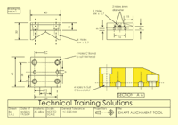 Candidates make a v-block on the basic engineering fitting skills course