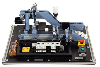One of the industrial simulators used on the PLC training courses, controlled by the Siemens S7 PLC