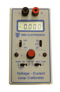 One of the Time Electronics current calibrators used on the control and instrumentation training course