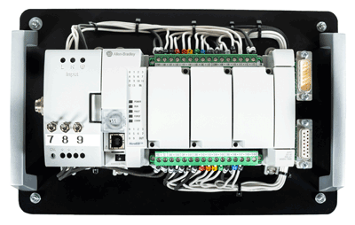 The Allen Bradley PLC used on the PLC training courses