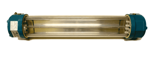 Candidates examine explosion-proof lamps on the ATEX training course