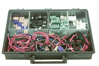 The thermocouple cables and connectors used on the control and instrumentation training course