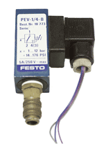 One of the industrial pressure switches used on the control and instrumentation training course