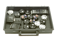 The thermocouple and Pt100 transmitter heads used on the control and instrumentation training course