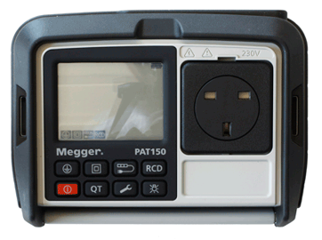 The Megger PAT tester used on the course