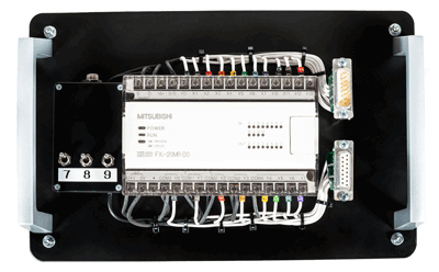 The Mitsubishi FX0 PLC used on the PLC training courses
