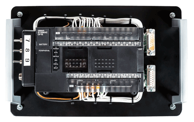 The Omron PLC used on the PLC training courses