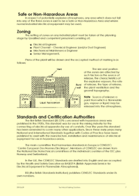 This is page 7 of the course notes for the ATEX training course, describing the methods of zoning used in hazardous areas
