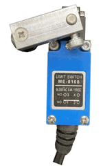 One of the roller microswitches which candidates interconnect in the practical exercises to form various useful systems on the Pneumatic training course