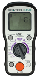 One of the test instruments used on the inspection and testing (C&G 2391) training course - an RCD tester