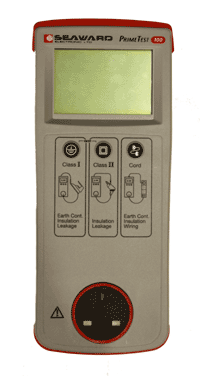 The Seaward PAT tester used on the course