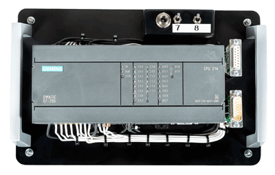 The Siemens S7 PLC used on the PLC training courses