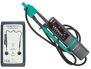 One of the voltage testers and proving units used on the 2391 inspection and testing (C&G 2391) training course